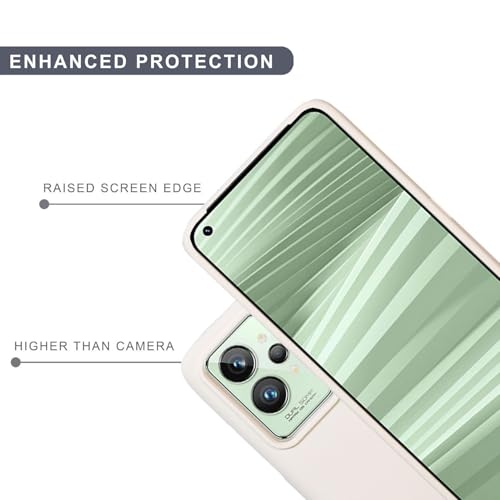 Image of SPRIG Compatible with Realme GT 2 Pro Premium SilkTone Back Cover Drop Tested Shock Proof Mobile Case for Men, Women, Boys and Girls with Camera Protection (White)