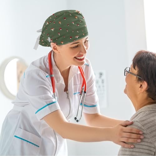 Gorro Quirúrgico Ajustable para Mujeres, Estampado Divertido miniatura 6