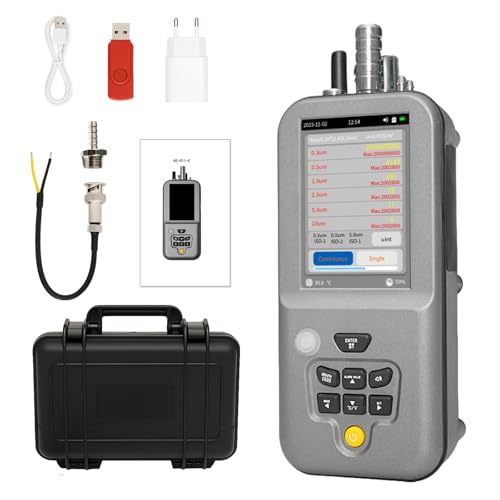 Professional Particle Counter, High Sensitivity 6-Channel PM0.3/0.5/1.0/2.5/5.0/10&micro;m Air Pollution...