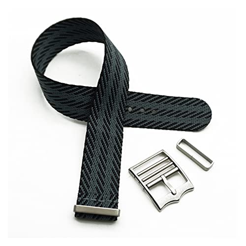 MSLRYGM High-End Straps - Black Red Khaki Buckle with Silver/Copper Options for Watch Bands2