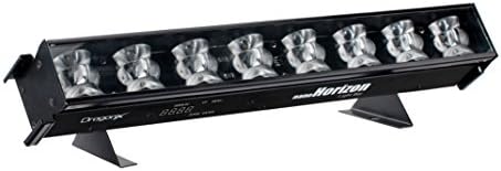 DragonX Wall Wash Light LED Horizon Bar Uplighting RGB Washer Color Changing Strobe Flood Light Professional Stage Lighting Effect for DJ, Events, Church, Wedding, Band