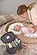 LÄSSIG Baby Wickeltisch Organizer Windel-Organizer to Go/Casual Nursery Caddy To Go Universe Anthracite