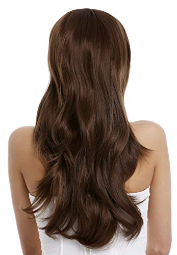 WIG ME UP - st20120021-10 Lady wig long wavy wide bangs 60s vintage retro style medium brown, medium brown (10), 23 inch - Image 4