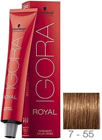 Schwarzkopf Coloração profissional Igora Royal Hair Color, 7-55, ...