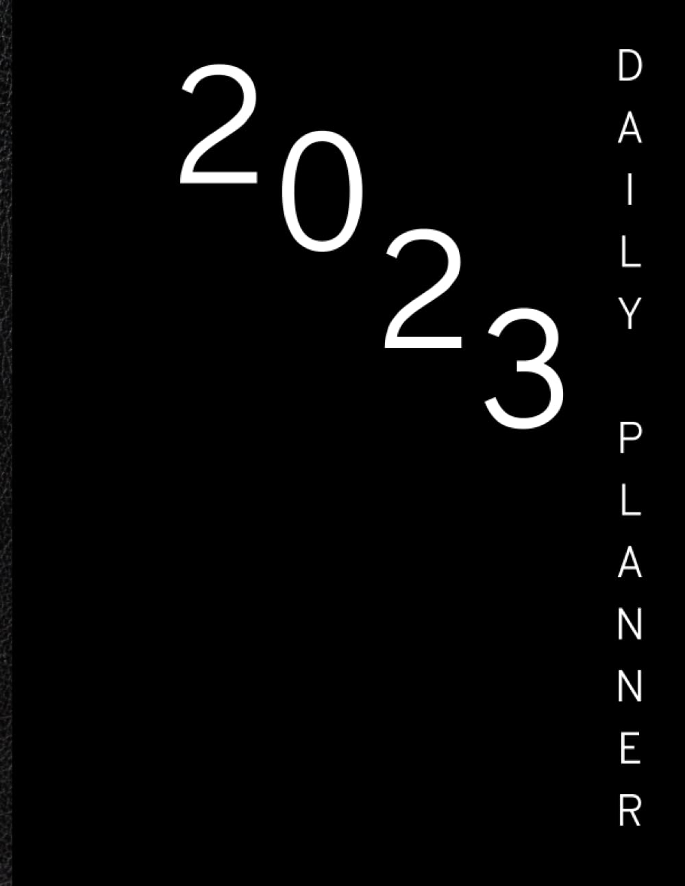 2023 Daily Planner for 365 days: January - December DayMinder, Hourly Appointment Book,To-Do-List and Notes, 8.5x11 Large,Black Cover