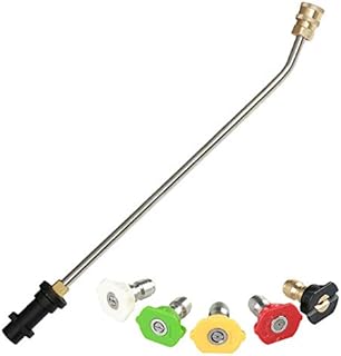 panthem Pressure Washer Extension Rod Cleaning Kit for Karcher K2 K3 K4 K5 K6 K7, Pressure Washer Angled Lance Gutter Rod Cleaner Attachment with 5 Nozzles (30 degree)