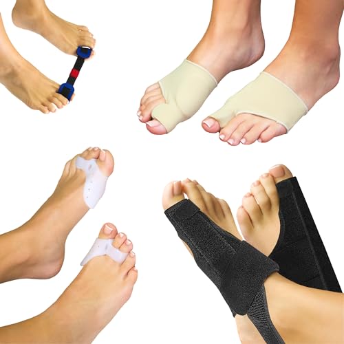 ValgoFit® Hallux Valgus Korrektur Set – DERMATEST SEHR GUT – 2x Schienen,...