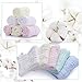 Baby Washcloths 10 Pack-Soft Face Cloths for Newborn Baby Wipes, Burp Cloths or Face Towels Natural Muslin Cotton Extra Soft Breathable for Sensitive Skin-Baby Registry as Shower(Pink White Beige)