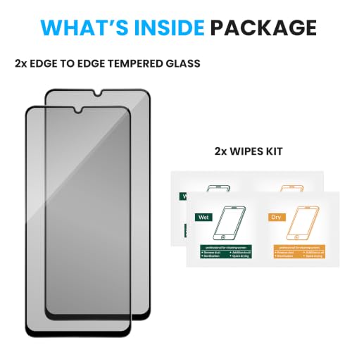 Image of FIRST MART Military-Grade Matte Anti-Glare Tempered Glass for Vivo T5 Lite (6.83 Inch) With Installation Kit | Edge to Edge Coverage |Anti Glare, Bubble-Free [2 Pack]
