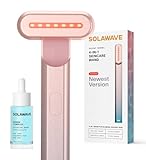 Solawave 4-in-1 ラディアントリニューアルワンドと美容液バンドル、フェイシャルマッサージャー付きフェイススキンケアワンド、リニューコンプレックスセラム付きフェイシャルワンド