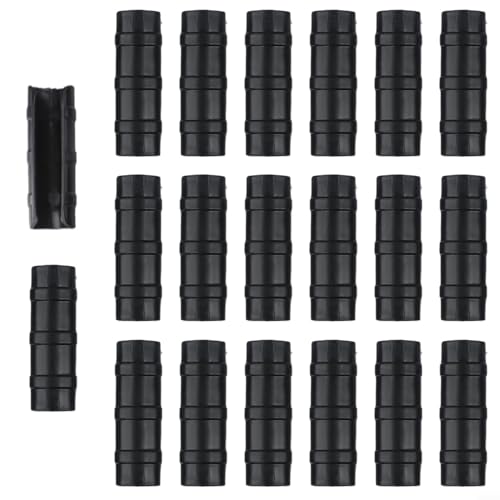 Lot de 20 colliers de serrage pour cadre de serre pour fixation de film et filet, clips d'arceau de tunnel, en plastique, adaptés pour tuyaux de 19 à 33 mm de diamètre (32 mm)
