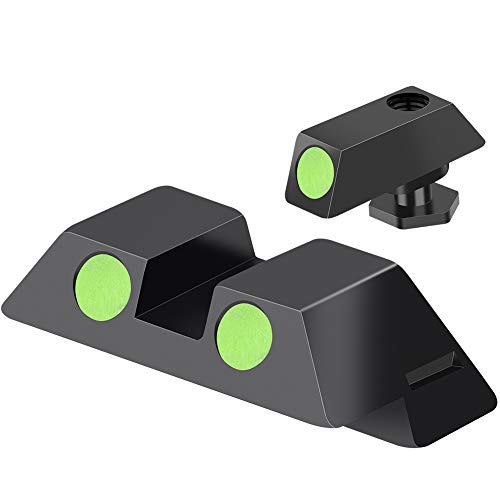 Feyachi NS16 Night Sights Glow in The Dark for Glock Pistol 17 17L