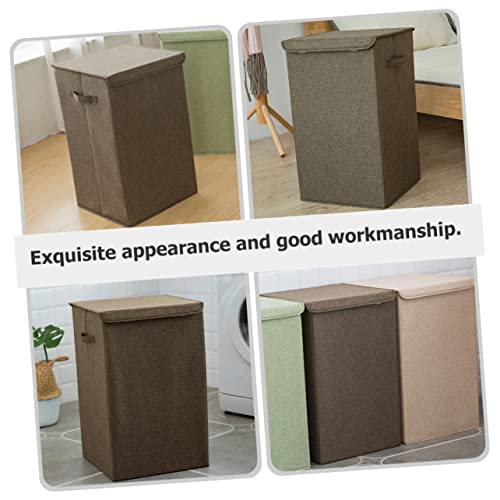 Panier à linge avec couvercle lavable Gatuida bac compact chambre