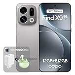OPPO Find X9 5G 12+512GB, Smartphone sbloccato AI, Display ProXDR 6,59" 120Hz, Fotocamera Hasselblad da 50 MP, 4K Motion, 7025 mAh, IP69, Titanium Grey (Con carica 80W SUPERVOOC e Enco Air4)