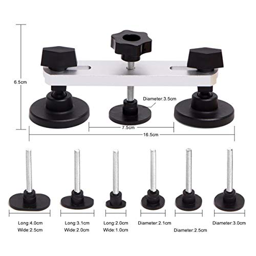 Image of LadyRosian Paintless Dent Repair Kits Dent Puller Bridge Dent Removal Tools for Auto Car Body Motorcycle Refrigerator Washing Machine Minor Dent Repair