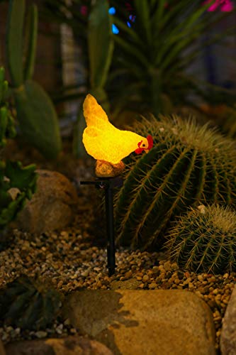 Chuangfeng Solar Chicken Lights Chicken Statue Decorative Outdoor Chicken Solar Light Garden Decor For Outdoor Patio Yard Gift For Chritsmas Day,Mother'S Day thumb #4