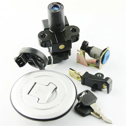Interruptor de Encendido de Motocicleta VTR1000F Llave Tapa Tanque Combustible 3