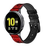  Innovedesire Biohazards Virus Red Alert Bracelet de Montre Intelligente en Cuir et Silicone pour Samsung Galaxy Watch Watch3, Gear S3 Models Gear S3 Frontier Gear S3 Classic Taille (22mm)