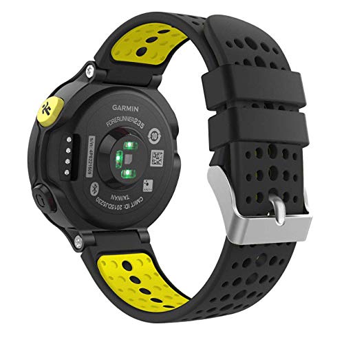 Image of Band Compatible with Garmin Forerunner 235, Soft Silicone Replacement Watch Band Strap Wristband for 220 /230 /235 /620 /630 /735XT /235 Lite Smart Watch for Women Men