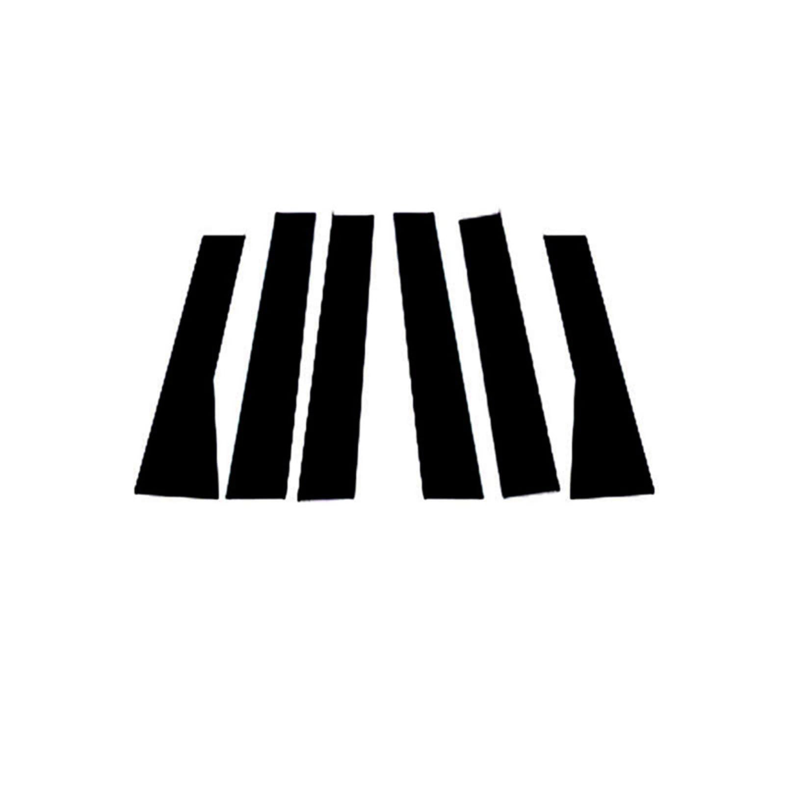 Postes de pilar de fibra de carbono para ventanas de Mitsubishi Outlander 2022-2023 8