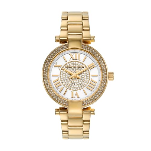 Michael Kors ���f�B�[�X �O�j �S�[���h�g�[�� �X�e�����X�X�`�[���E�H�b�`�AMK4704