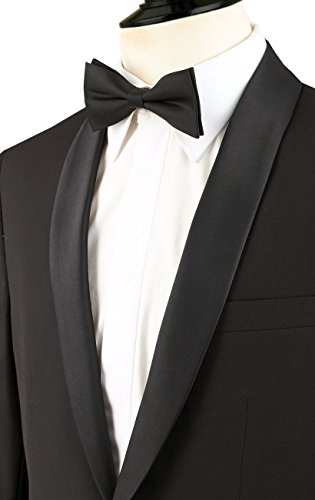 Dobell Mens Black Tuxedo Dinner Jacket Regular Fit Shawl Lapel-34S #TOP1
