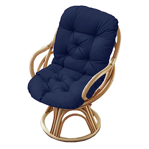 Seahome Waterproof Rocker Cushion, Outdoor Rocking Chair Cushions, Hammocks Papasan Chair Cushion,Tufted High Back Chair Cushion For Indoor Garden Or Outdoor Rocking Chair Seats #TOP23