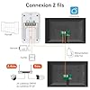 Interphone vidéo filaire pour smartphone, 2 fils, écran tactile 7 pouces, vision nocturne, déverrouillage à distance, interphone bidirectionnel pour villa, maison, bureau,avec 1 caméra et 2 moniteurs