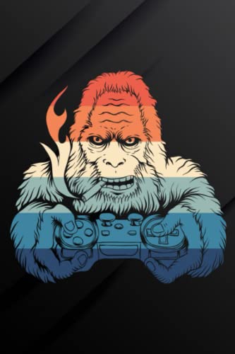 Retro Gaming Bigfoot Smoking A Cigar: A Journal