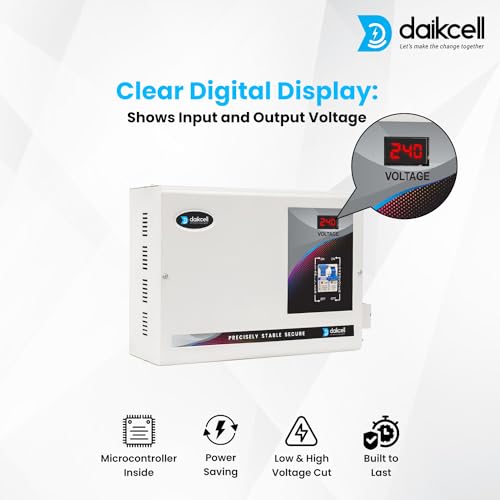 Daikcell 10KVA 8000W Voltage Stabilizer for Home - Image 4