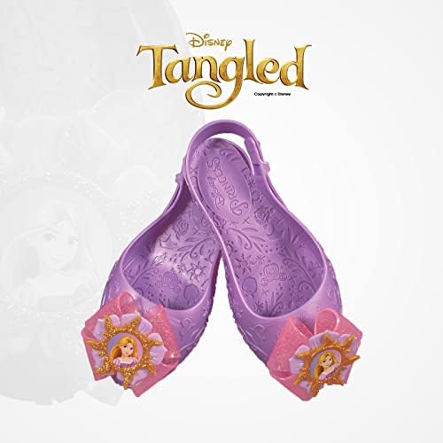 Disney Official Rapunzel Shoes for Girls, Princess Dress Up for Girls Size 11/12