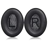 YISH Cuscinetti per Bose QuietComfort QC35:Cuscinetti per Cuffie in Pelle Proteica e Memory Foam, Compatibile con Bose QC35, QC35 II, Ae2, Ae2i, Ae2w, SoundTrue & SoundLink Around-Ear