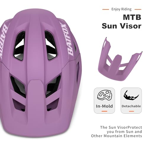 Mountainbike-Helm für Damen und Herren, MTB Fahrradhelm E-Bike Helm für Erwachsene, Größe (52-60 cm) – Bild 5