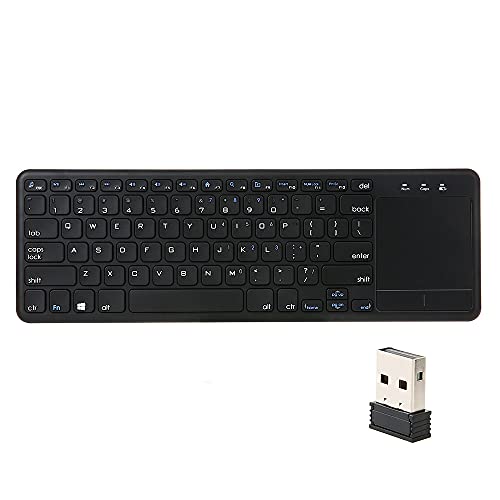 Clavier sans fil pour Android Smart TV avec pavé tactile et mise en veille automatique ciciglow