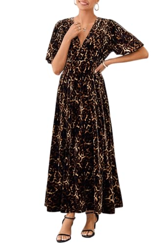 Image of Sissyaki Velvet Maxi Dress Fall Wedding Guest Dress 2026 | Semi Formal to Formal Events, Family Pictures, Holiday Party Dinner Dress