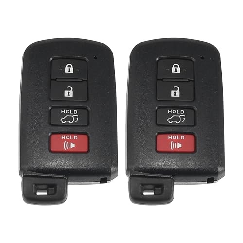 Coque de clé Toyota RAV4 et Highlander HYQ14FBA - Boîtier de rechange 4 boutons X AUTOHAUX x2