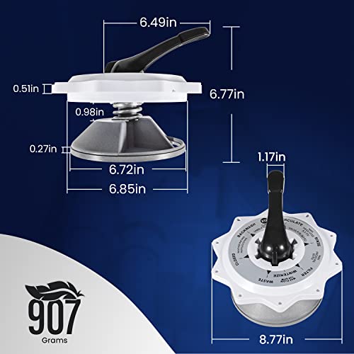 Sunluway 270067 2-Inch Top Valve Assembly Replacement Kit For Hiflow Compatible With Pentair Top And Side Mount Multiport Pool/Spa Valve, Part Number: 270067 #TOP7