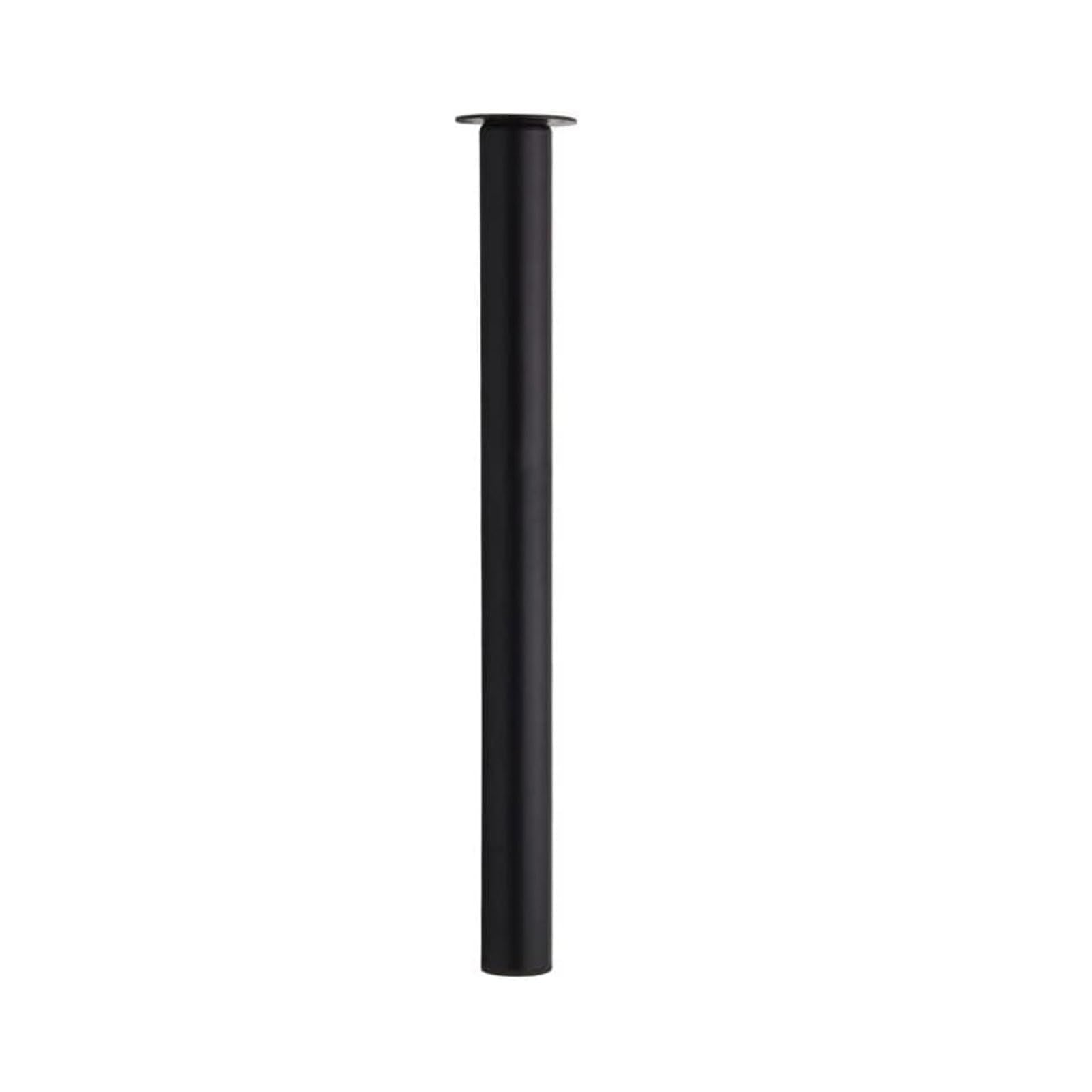 GREENSAPPIRE Table Leg Adjustable Height 710mm-1100mm Breakfast Bar Worktop Support Table Leg Brushed Steel for Furniture Dining Table Coffee Table Bar Table (Black, 1 PCS)