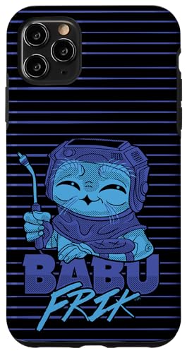 Coque iPhone 11 Pro Max Star Wars Babu Frik Lined Portrait rigide