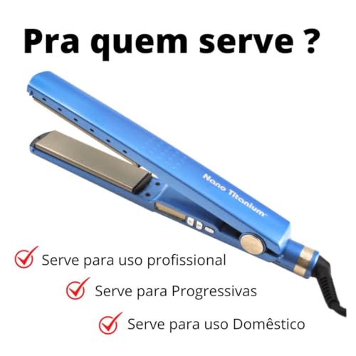Chapinha Prancha Profissional Titanium Bivolt 450° -SHACK