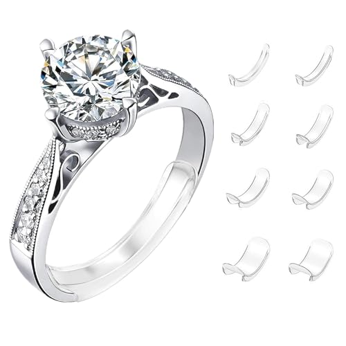 8 Stück Ring Verkleinerung Unsichtbar, Ringverkleinerer Unsichtbar, Ring Zu Groß Ringeinlage, Ringgrößenversteller, Ringeinlage Zum Verkleinern, Für Alle Ringe,Verschiedene Größen 8 Stück Ring Verkleinerung Unsichtbar, Ringverkleinerer Unsichtbar, Ring Zu Groß Ringeinlage, Ringgrößenversteller, Ringeinlage Zum Verkleinern, Für Alle Ringe,Verschiedene Größen
