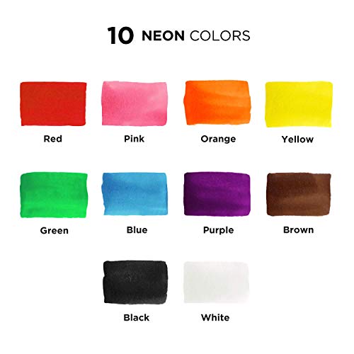 Fine Tip Chalk Markers (10 Pack 3mm) - Bold Color Erasable Dry Erase Marker Pens for Blackboards, Chalkboard, Window, Bistro - 3mm Reversible Bullet & Chisel Point