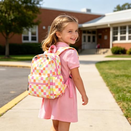 Image of STEAMEDBUN Kids Backpack for Boys Girls 5-8, 15inch Girls Boys Backpacks Kindergarten