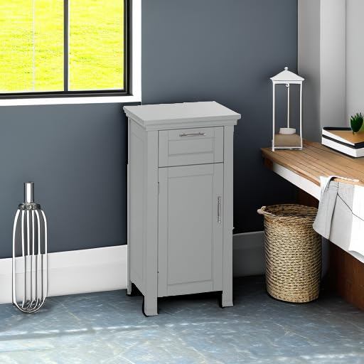 RiverRidge 06-076 Home Somerset Collection Single Door Floor Cabinet, Gray, No Size,Grey by RiverRidge - Image 5