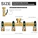 Yayamz Garden Hose Splitter, 3/4” Rust and Freeze Resistant Outdoor Hose Manifold with 4 green Extra Long Handles Faucet Adapter-Heavy Duty Brass 4-Way Valve