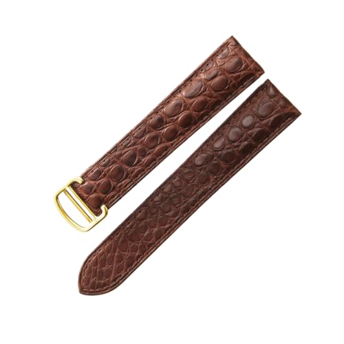 Bracelet montre acier inoxydable et cuir véritable avec boucle déployante
