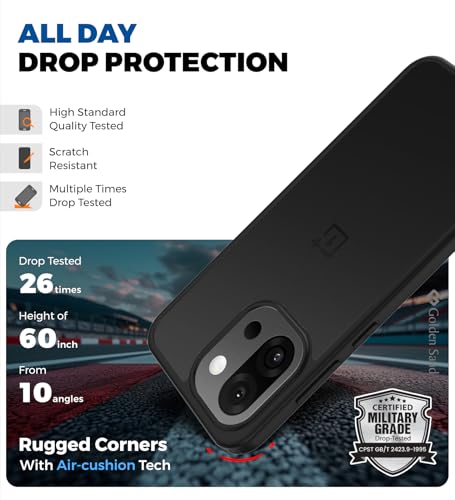 Image of Golden Sand Shockproof Sleek Hybrid Armor Back Cover Case Compatible with OnePlus 13s 5G (Semi Transparent Frosted PC + Black TPU Bumper)
