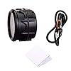 Supmico Universal Car Truck 52mm Pointer Turbo Boost Gauge Meter Kit Bar 7 Color LED Light Pointer Indicator Dail Electronic #2