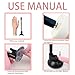 Practice Hand for Acrylic Nails with Stand Bracke,left Practice Hand for Acrylic Nails With Holder, Flexible Bendable Fake Hand Manicure Nail Practice Hand