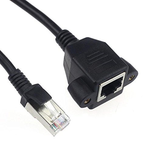 Cable de extensión Ethernet RJ45 macho a hembra 30 cm miniatura 7